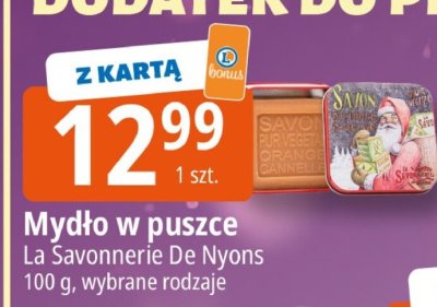 Mydło w puszce La Savonnerie De Nyons promocja w Leclerc