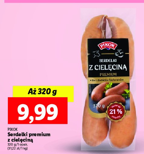 Serdelki z ciel臋cin膮 Pikok premium promocja