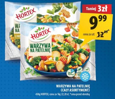 Warzywa na patelnię (cały asortyment) promocja w Arhelan