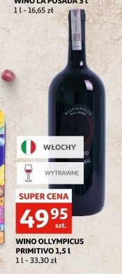 Wino OLLYMPUS PRIMITIVO I.G.T. SALENTO promocja