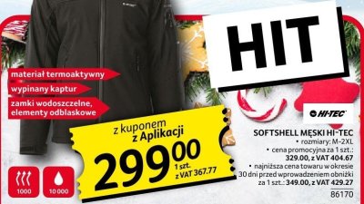 Softshell męski HI-TEC promocja w Selgros
