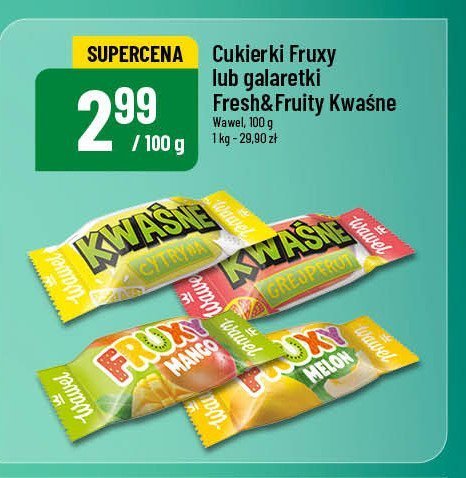 Cukierki fruxy Wawel promocja