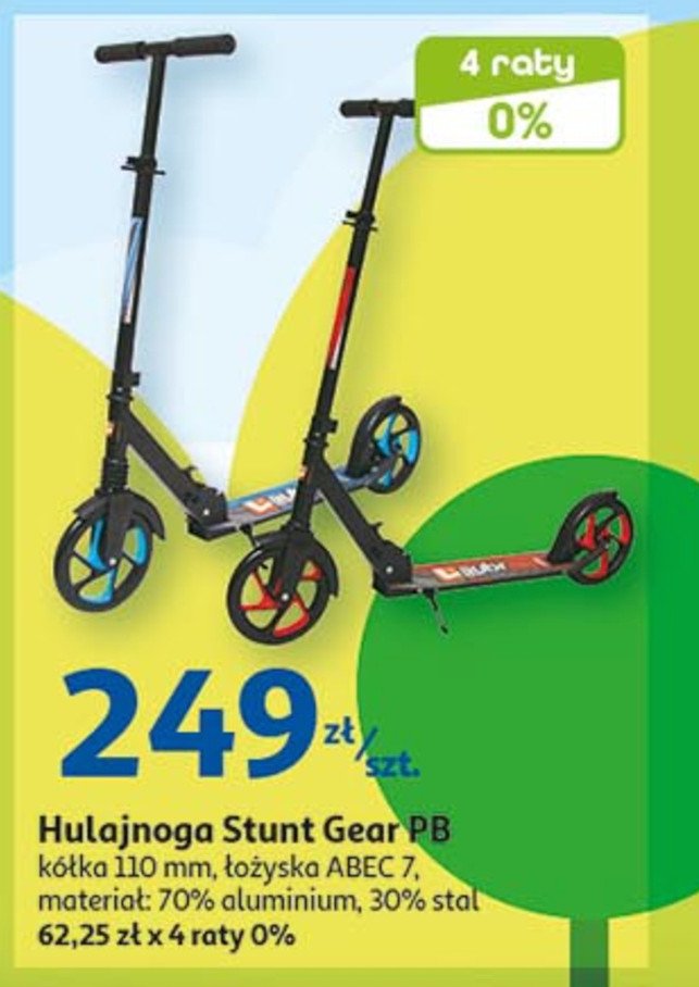 Hulajnoga stunt gear promocja