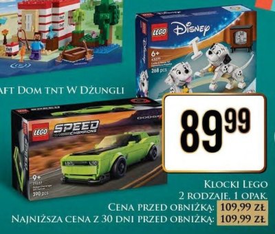 Klocki LEGO 2 rodzaje promocja w Dino