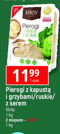 Pierogi z serem Virtu promocja