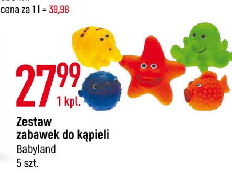 Zestaw zabawek do k膮pieli BABYLAND promocja