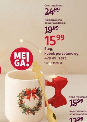 Kubek porcelanowy  promocja w Rossmann