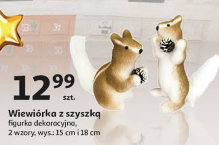 Wiewi贸rka z szyszk膮 18 cm promocja
