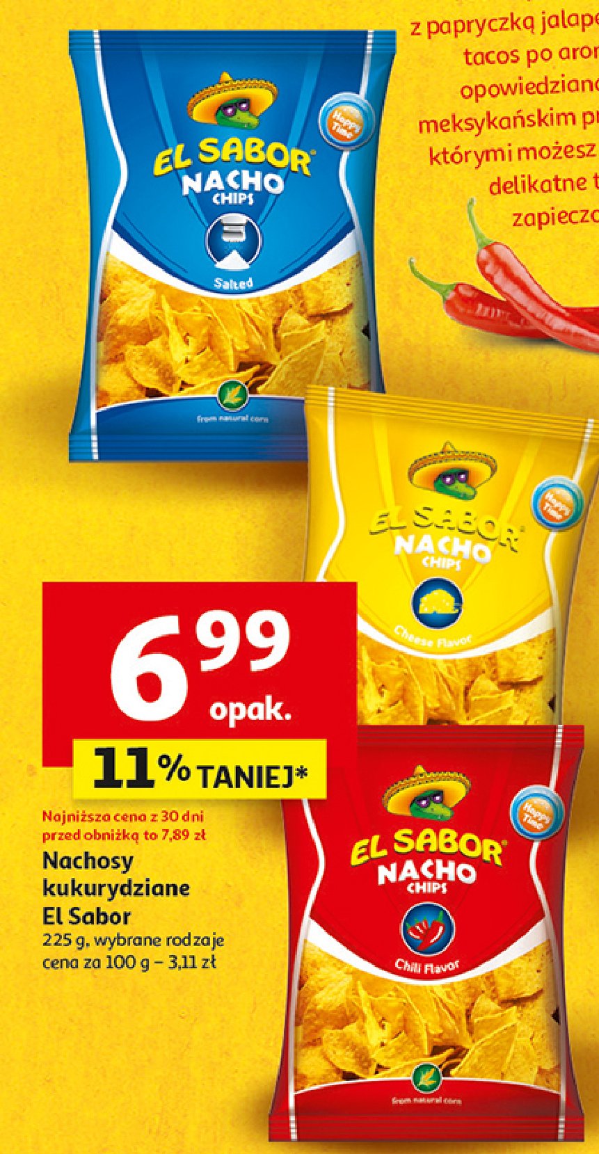 Nachos salted El sabor nacho promocja
