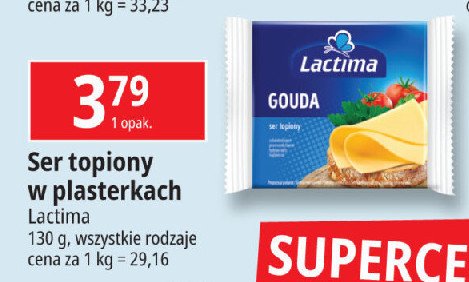 Ser topiony gouda Lactima promocja w Leclerc