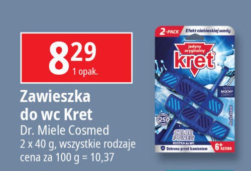 Zawieszka color power arctic water Kret promocja