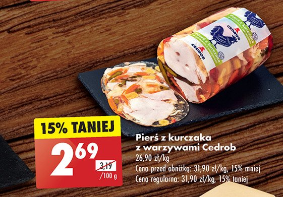 Pierś z kurczaka w galarecie Cedrob promocja