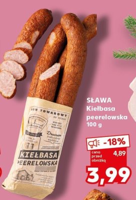 Kiełbasa peerelowska SŁAWA 100 g promocja w Kaufland