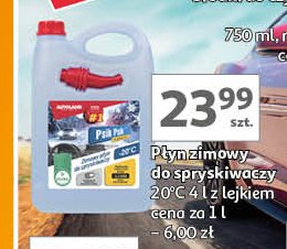 Zimowy płyn do spryskiwaczy do -22stopni c Autoland promocja