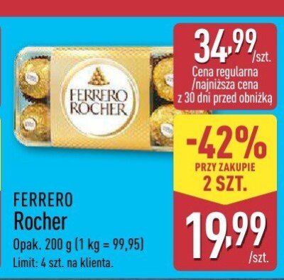 Praliny promocja w Aldi