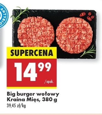 Big burger wołowy Kraina mięs promocja