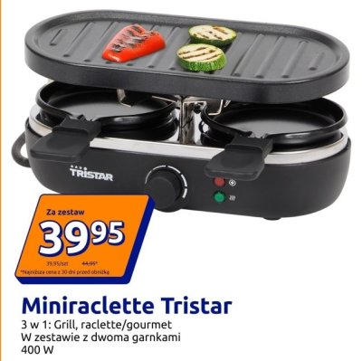 Miniraclette 3 w 1 Grill raclette/gourmet promocja w Action