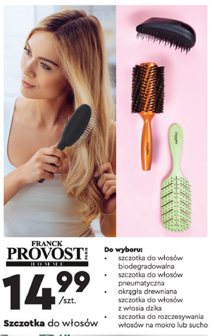 Szczotka do włosów biodegradowalna Franck provost Franck provost accesories promocja