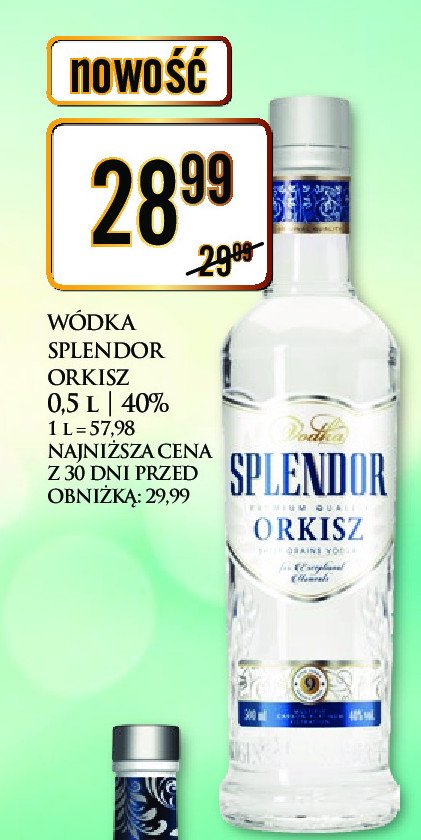 W贸dka SPLENDOR ORKISZ promocja