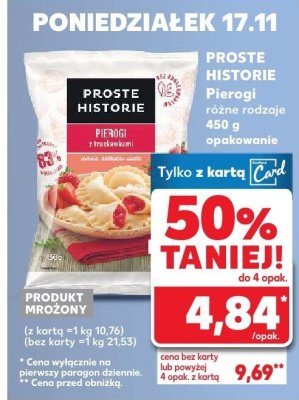 Pierogi różne rodzaje 450 g promocja w Kaufland