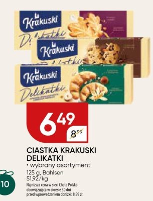 Ciastka Krakuski Delikatki promocja w Chata Polska