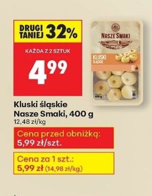 Kluski 艣l膮skie K-classic promocja w Biedronka