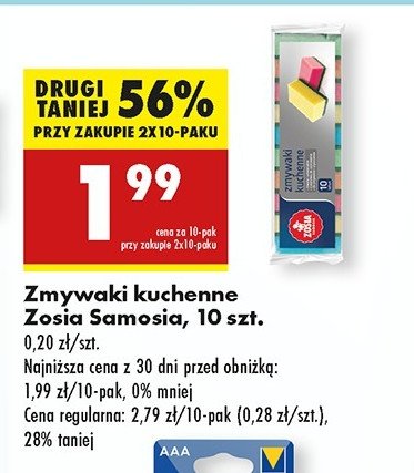 Zmywak kuchenny Zosia samosia promocja w Biedronka