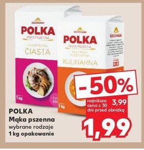 Mąka kulinarna Polka Polka z natury piękna promocja