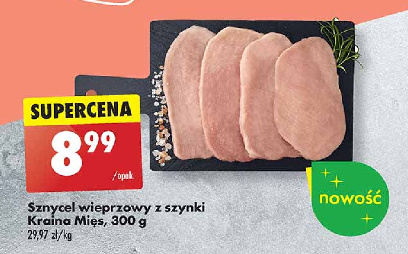 Sznycel wieprzowy z szynki Kraina mięs promocja