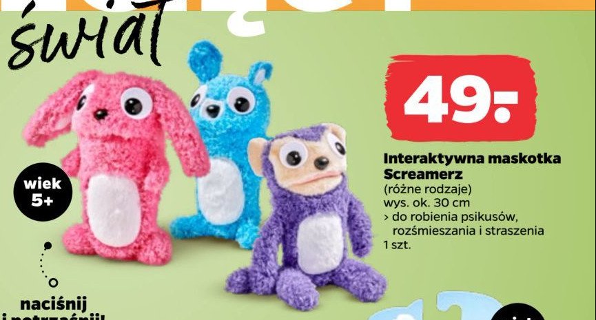 Maskotka screamerz promocja w Netto
