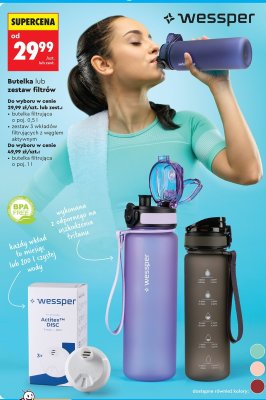 Butelka filtrująca Wessper 0,5 l promocja w Biedronka