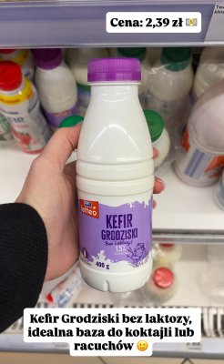 Kefir Grodziski bez laktozy  promocja w Dino