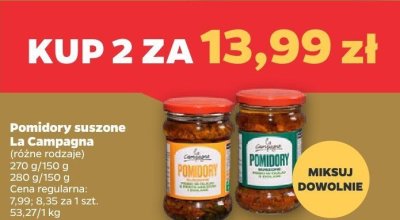 Pomidory suszone La Campagna promocja w Netto
