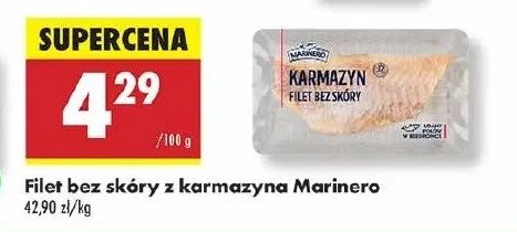 Karmazyn filet bez skóry Marinero promocja