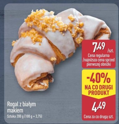 Rogal z białym makiem promocja w Aldi