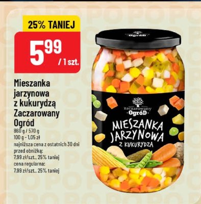 Mieszanka jarzynowa z kukurydzą Zacharowany Ogród promocja w POLOmarket