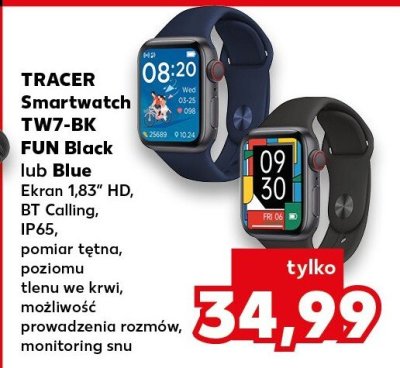 Smartwatch TW7-850 FUN Black lub Blue TRACER promocja w Kaufland