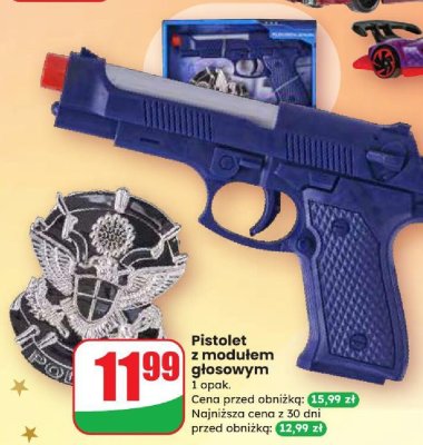 Pistolet z modułem głosowym promocja w Dino