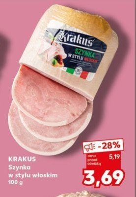 Szynka w stylu włoskim Krakus animex promocja