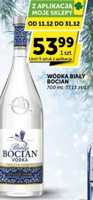 Wódka Biały Bocian promocja w Groszek