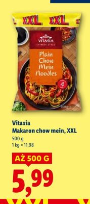 Makaron chow mein Vitasia, XXL promocja w Lidl