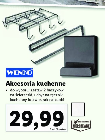 Uchwyt na r臋cznik kuchenny Wenko promocja