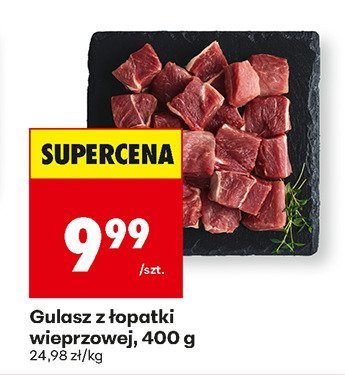 Gulasz z łopatki wieprzowej promocja w Biedronka