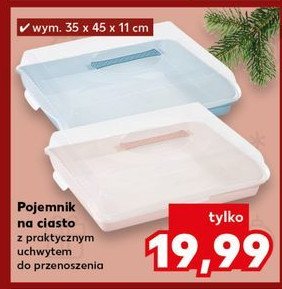 Pojemnik na ciasto 35 x 45 x 11 cm Plast team promocja