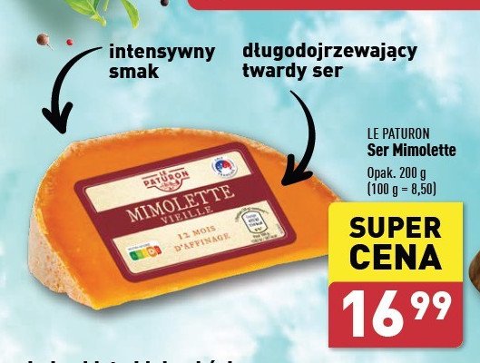 Ser mimolette LE PATURON promocja