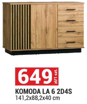 Komoda LA 6 2D4S promocja w Merkury Market