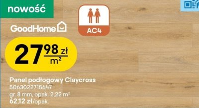 Panel podłogowy Claycross GoodHome promocja w Castorama