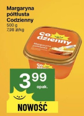 Margaryna półtłusta Codzienny promocja w Delikatesy Centrum