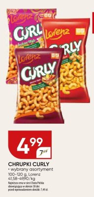 Chrupki Curly wybrany asortyment promocja w Chata Polska
