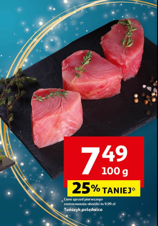 Tuńczyk polędwica promocja w Auchan